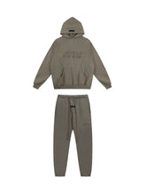 Fear of God Essentials Double Line Hoodie & Sweatpants Set Taupe