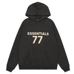 Fear of God Essentials 77 Pullover Hoodie – Black