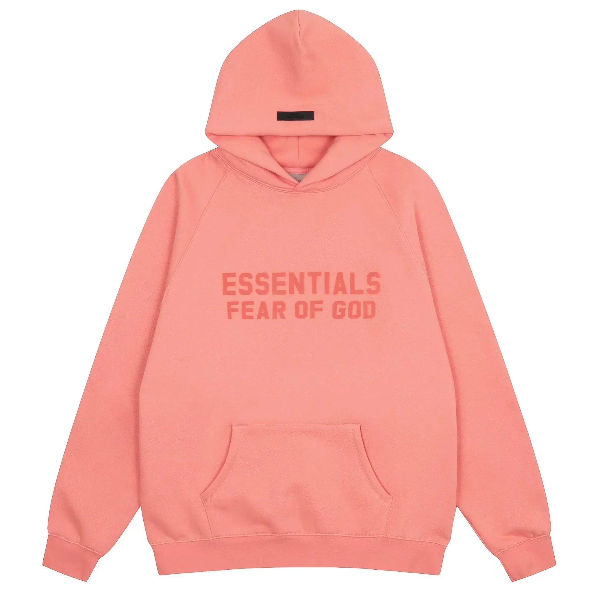 Fear of God Essentials Pullover Hoodie – Coral Pink