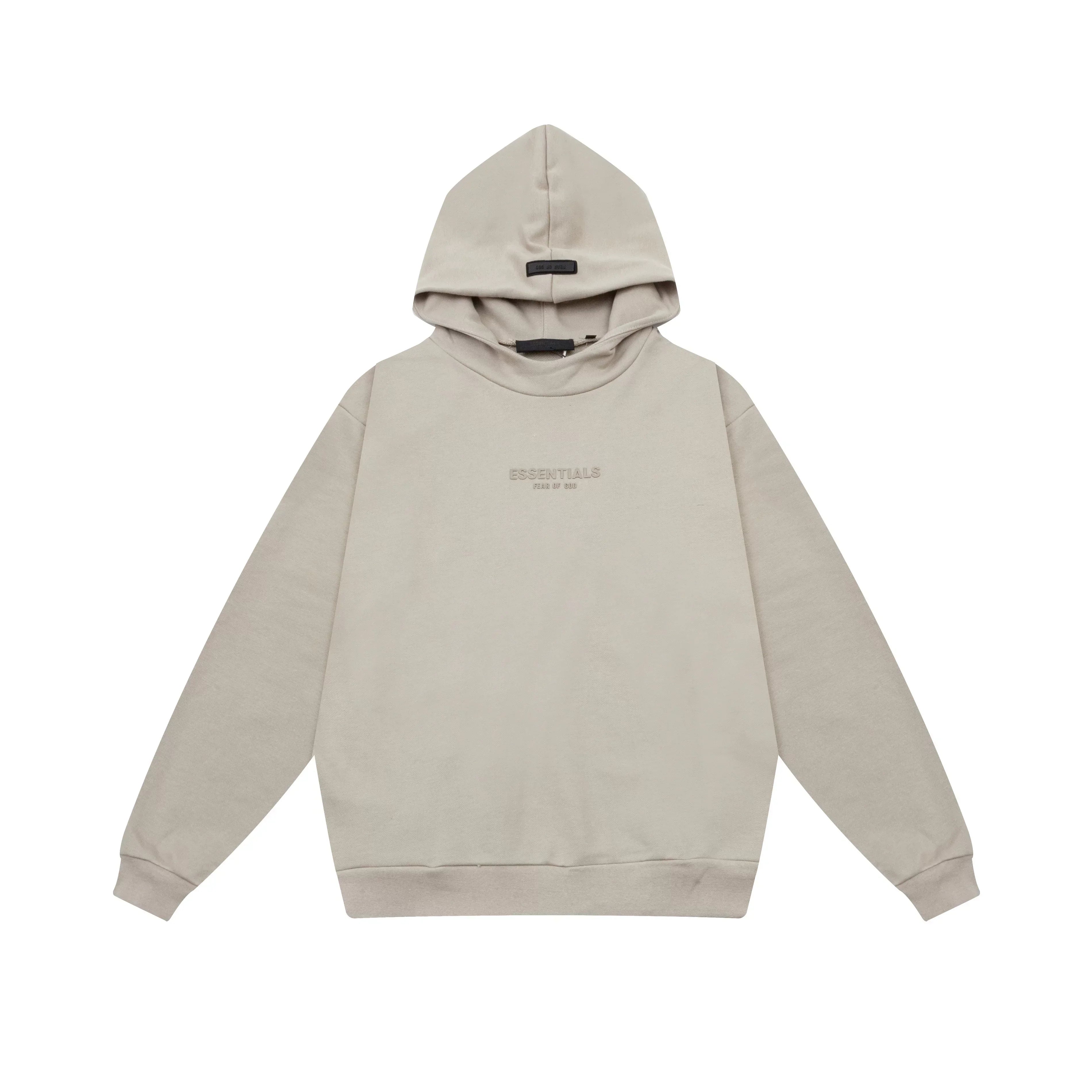 FOG Essentials Silicone Logo Hoodie & Sweatpants, Stone