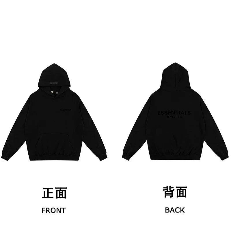 Fear of God Essentials Back Logo Hoodie & Sweatpants Set Black