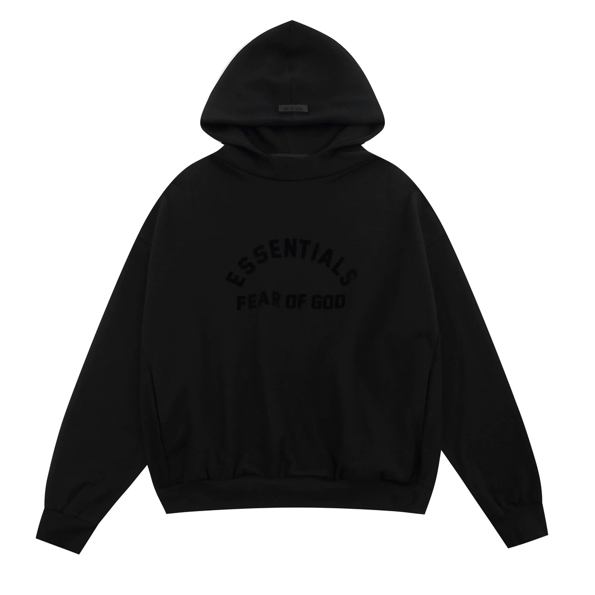 Fear of God Essentials Arch Logo Pullover Hoodie – Black